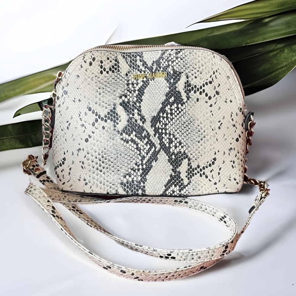 Steve Madden snakeskin crossbody bag
